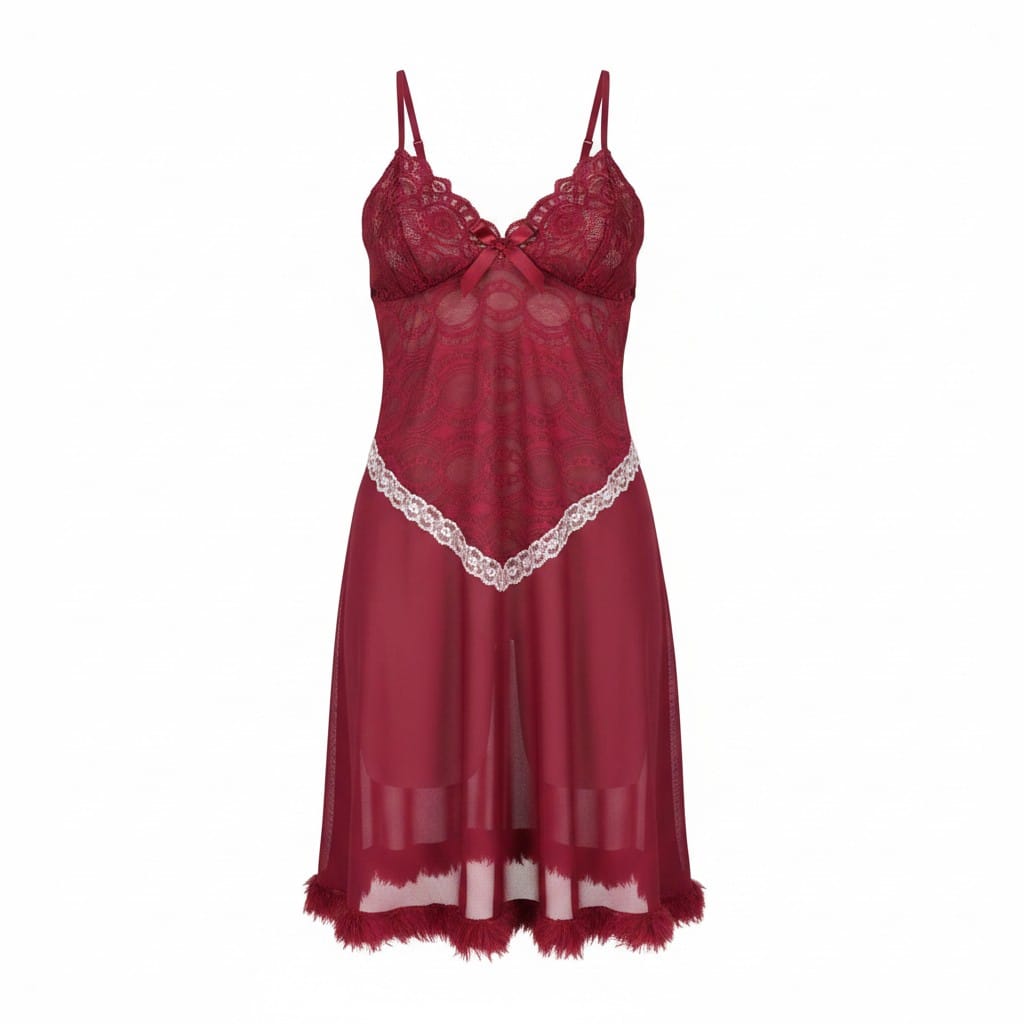 2 Piece Gown Net Nighty – Soft, Stylish & Alluring