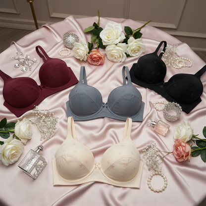 Pack Of 3 Cotton Summer Printed Bra