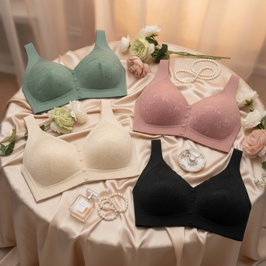 Buttons Bra – Comfort & Support